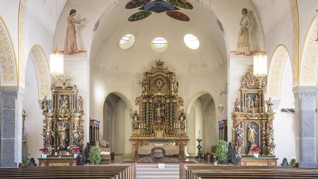 L'église Saint-Maurice de Zermatt (VS). [Keystone - Christian Beutler]