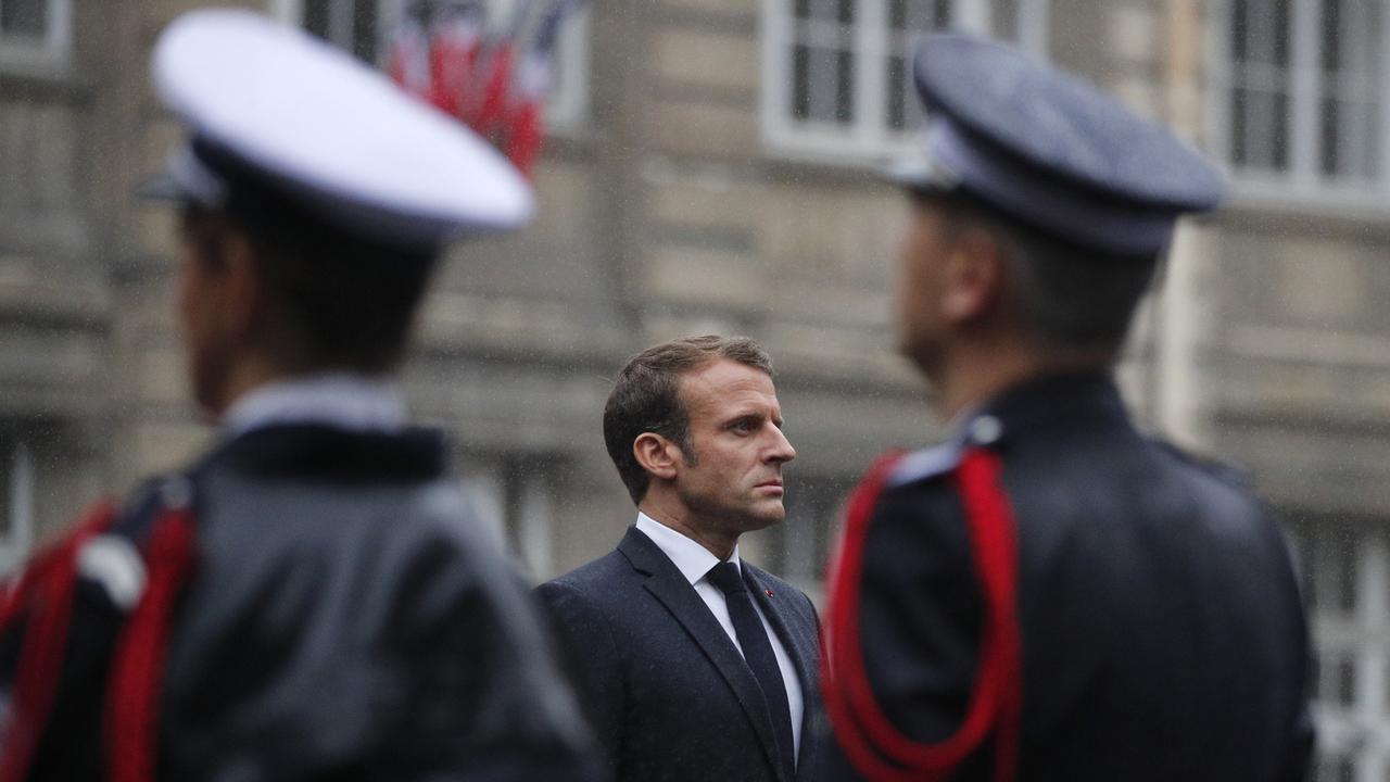 Emmanuel Macron photographié le 8 octobre 2019. [Keystone - AP Photo/Francois Mori]