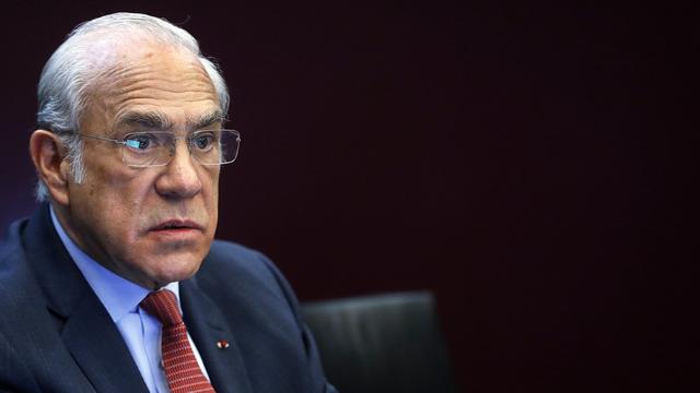 Le secrétaire général de l'OCDE Angel Gurria a averti lundi que les conséquences du Covid-19 sur l'économie seraient durables [Keystone/EPA - Riccardo Antimiani]