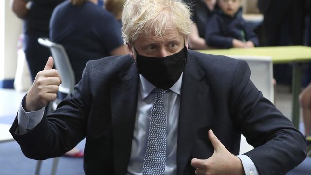 Le Premier ministre britannique Boris Johnson. [AP/Keystone - Andrew Milligan]