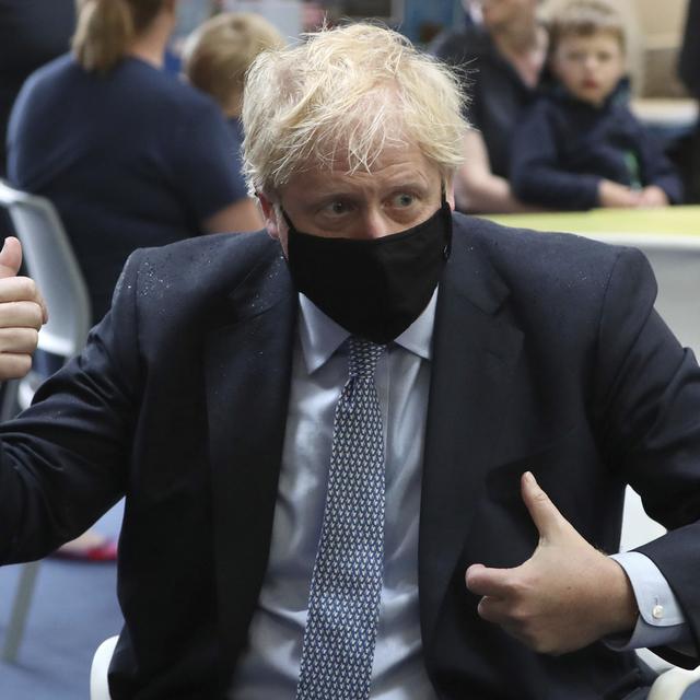 Le Premier ministre britannique Boris Johnson. [AP/Keystone - Andrew Milligan]