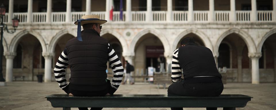 L'Italie envisage de placer Venise en quarantaine. [Keystone - AP Photo/Francisco Seco]