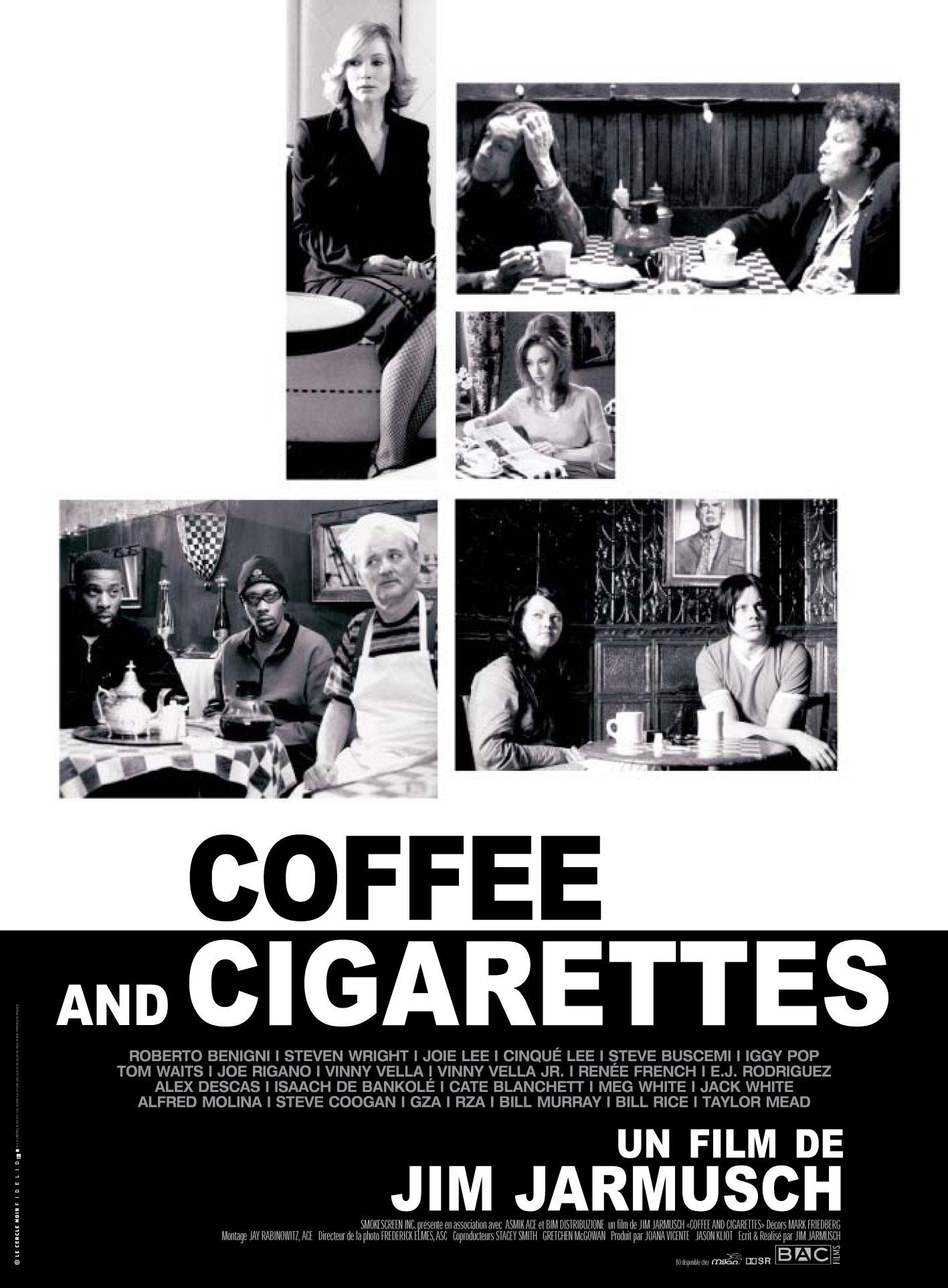 L'affiche du film "Coffee and cigarettes" de Jim Jarmusch. [Archives du 7eme Art / Photo12 via AFP]