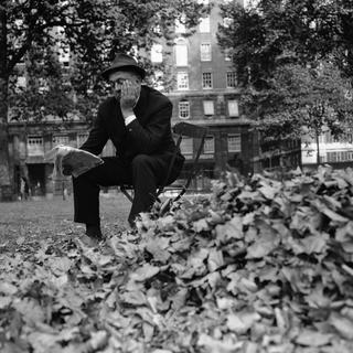 Le cinéaste français Jacques Tati en 1959. [Keystone/AP Photo - Dennis Lee Royle]