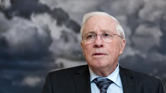 Christoph Blocher exige rétroactivement 2,7 millions de rente de ministre. [Keystone - Georgios Kefalas]