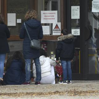 Neuf personnes en garde à vue après la décapitation d'un enseignant en France [AFP - Bertrand Guay]