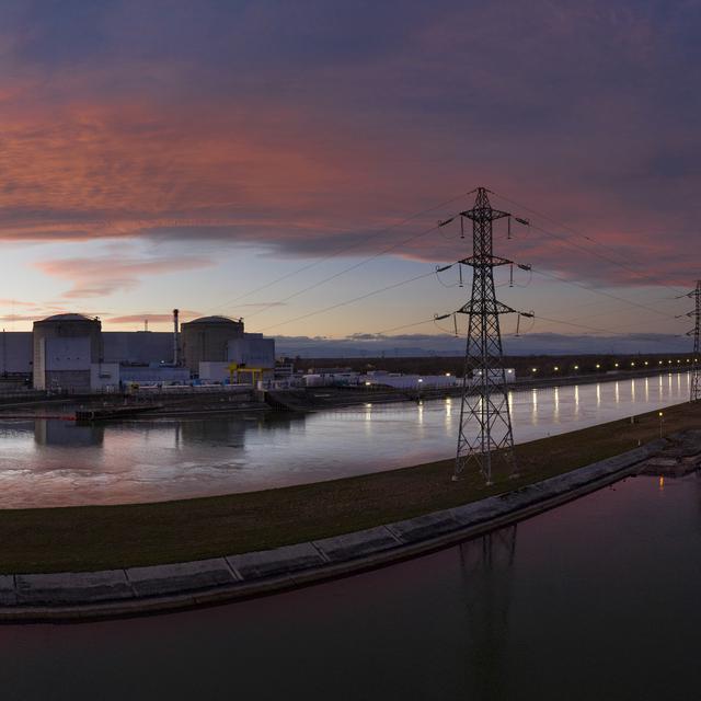 Fessenheim, la plus vieille centrale nucléaire française, sera arrêtée le mardi 30 juin 2020. [AFP - Sébastien Bozon]