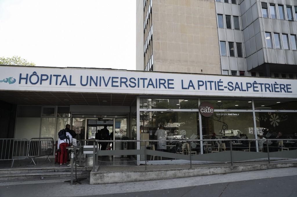 L'entrée de l'hôpital de la Pitié-Salpêtrière à Paris. [AFP - Kenzo Tribouillard]