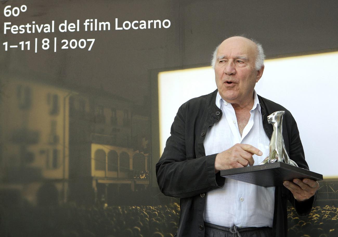 Michel Piccoli au Festival de Locarno en 2007. [Keystone - Martial Trezzini]
