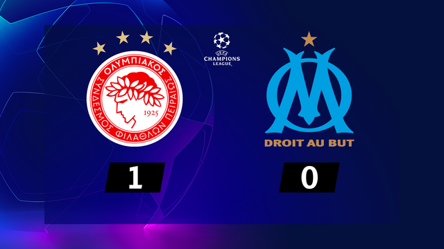 1re journée, Olympiakos - Marseille (1-0): l’OM s’incline en toute fin de rencontre