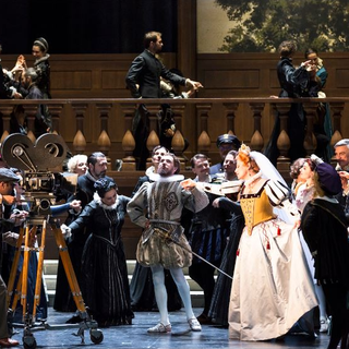 Une image de l'opéra "Les Huguenots" de Meyerbeer. [GTG - Magali Dougados]