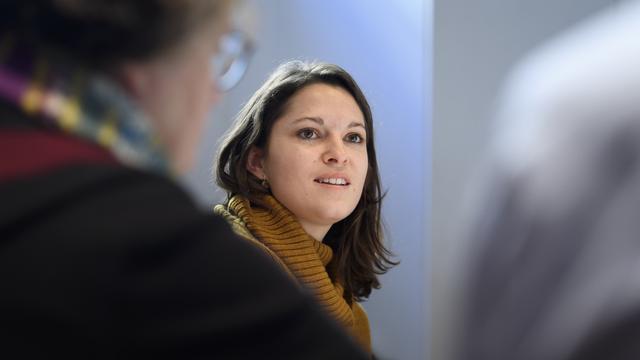 Mattea Meyer (PS/ZH), siège au Conseil national depuis 2015. [Keystone - Anthony Anex]