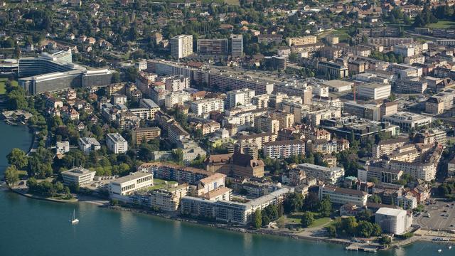 La Ville de Vevey déclare l'urgence climatique. [Keystone - Laurent Gillieron]