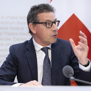Matthias Egger, le président du Conseil de la recherche du Fonds national suisse, le FNS. [Keystone - Peter Klaunzer]