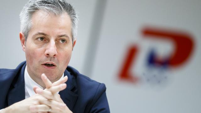 Pierre-Antoine Hildbrand, municipal en charge de la Sécurité et de l'Economie de la ville de Lausanne. [Keystone - Valentin Flauraud]