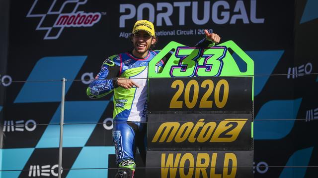 Victoire de Bastianini au général de Moto2! [Keystone - Jose Sena Goulao]