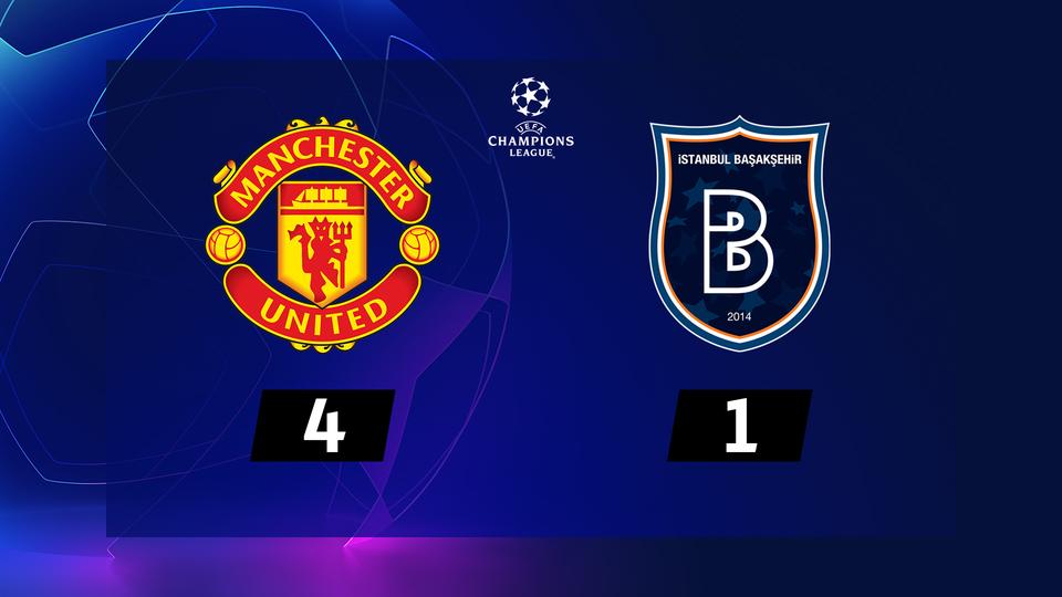 4e journée, Man. United - Istanbul Basaksehir (4-1)