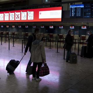 Genève Aéroport a redressé la barre en 2021. [Keystone - Laurent Gillieron]