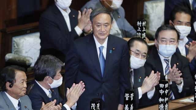 Fidèle de Shinzo Abe, Yoshihide Suga élu Premier ministre du Japon [Keystone - Kimimasa Mayama]