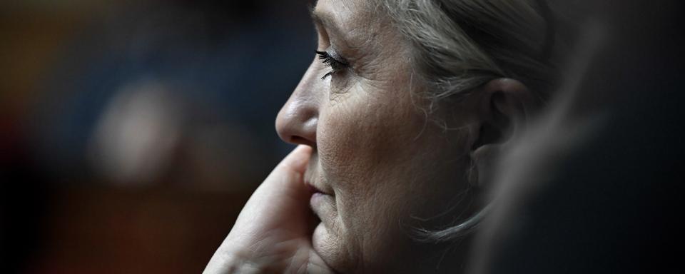 Marine Le Pen, photographiée le 7 janvier 2020, lors de la session de questions à l'Assemblée nationale. [AFP - Stéphane de Sakutin]