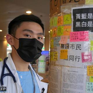 Benjamin So, résident en médecine interne au Queen Mary Hospital à Hong Kong. [Hong Kong Free Press]