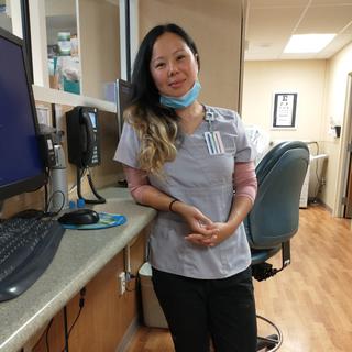 Jannice Chen est infirmière dans un hôpital de San Diego, en Californie, USA. [RTS - Jannice Chen]