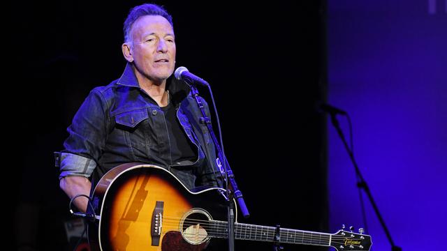 La chanteur et musicien américain Bruce Springsteen sur la scène du Madison Square Garden, à New York, le 4 novembre 2019. [AFP - Mike Coppola/ GETTY IMAGES NORTH AMERICA]