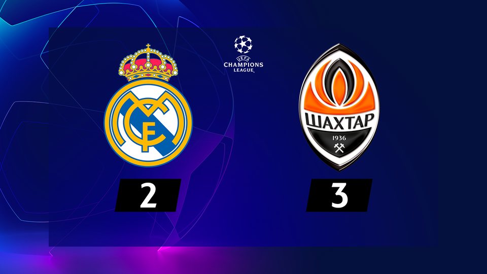 1re journée, Real Madrid - Shakhtar Donetsk (2-3): le Real s’incline d’entrée à domicile !