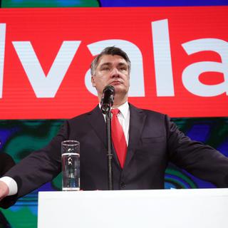 Zoran Milanovic, le 5 janvier 2020 à Zagreb. [EPA/Keystone - Daniel Kasap]
