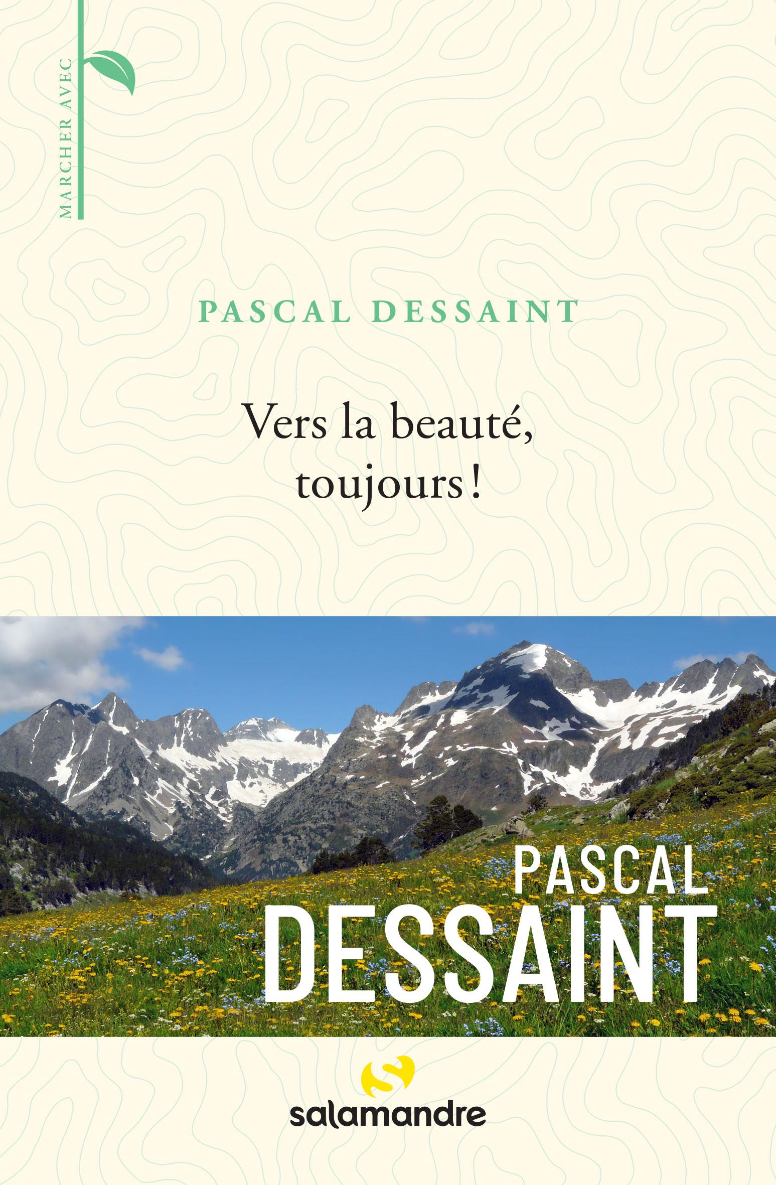 La couverture du livre "Vers la beauté toujours !" de Pascal Dessaint. [Editions Salamandre.]
