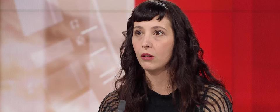 Francesca Marchesini, présidente de la Société pédagogique genevoise. [RTS]