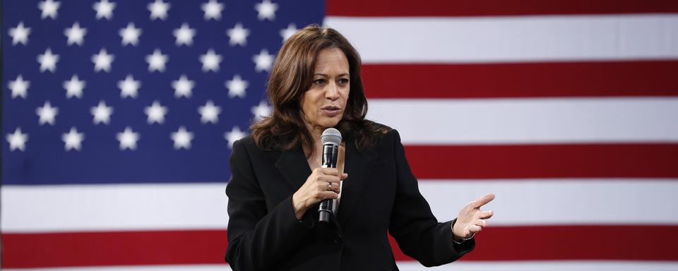 Les déplacements de Kamala Harris ont été suspendus. [AP Photo/Keystone - John Locher]