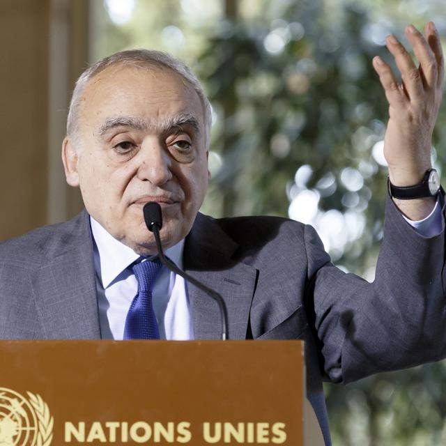 L'émissaire de l'ONU en Libye Ghassan Salamé. [Keystone - Salvatore di Nolfi]