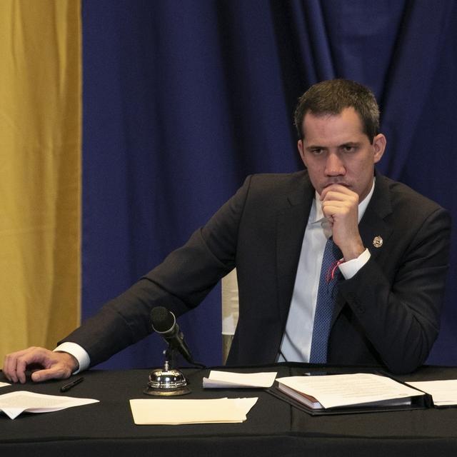 Juan Guaido, figure de proue de l'opposition vénézuélienne. [Keystone/AP Photo - Ariana Cubillos]