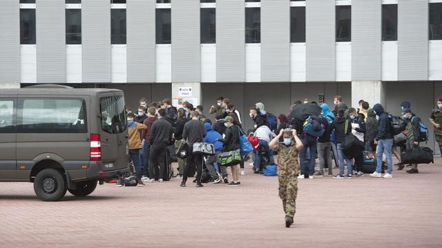 Le chef de l'armée s'attend à une affluence record pour la prochaine école de recrues. [Keystone/Ti-Press - Pablo Gianinazzi]