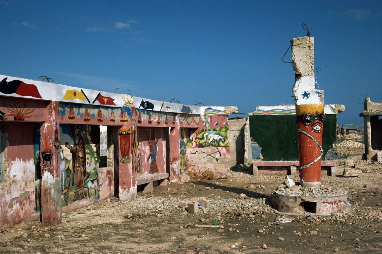 Temple vaudou à Port-au-Prince. [AFP - Robert Harding Heritage]