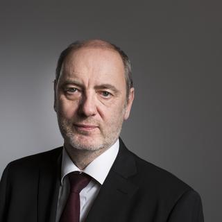 Le juge fédéral Yves Donzallaz, photographié en 2015. [Keystone - Gaetan Bally]