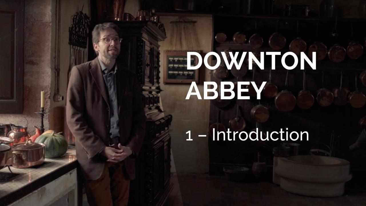 Downton Abbey, introduction. [La Souris Verte / RTS]