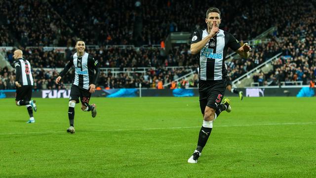 Fabian Schär a vécu une très belle première saison à Newcastle. [AFP - Craig Doyle]