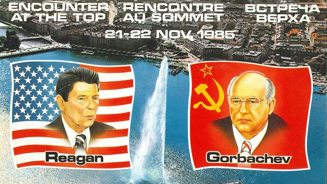 Reagan et Gorbatchev sur les conventions de Genève. [DR]