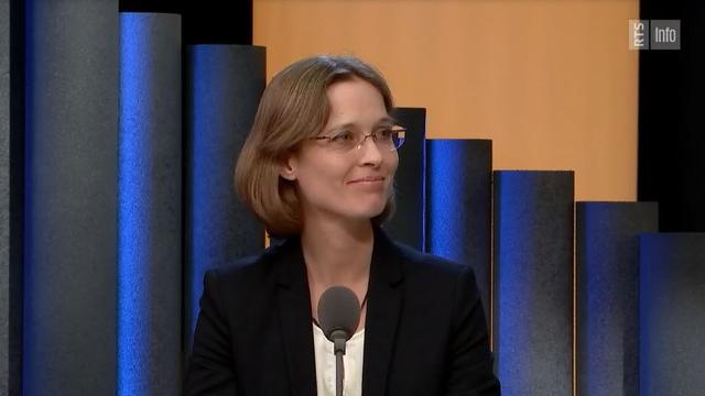 Eliane Engeler, porte-parole de l’Organisation suisse d’aide aux réfugiés (OSAR). [RTS]