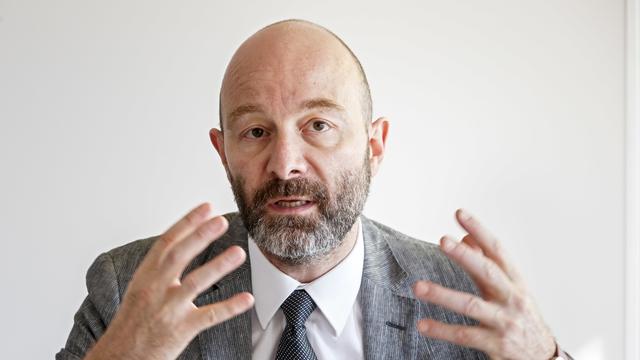 Nicolas Rufener, vice-président du Groupement transports et économie (GTE) à Genève. [Keystone - Salvatore Di Nolfi]