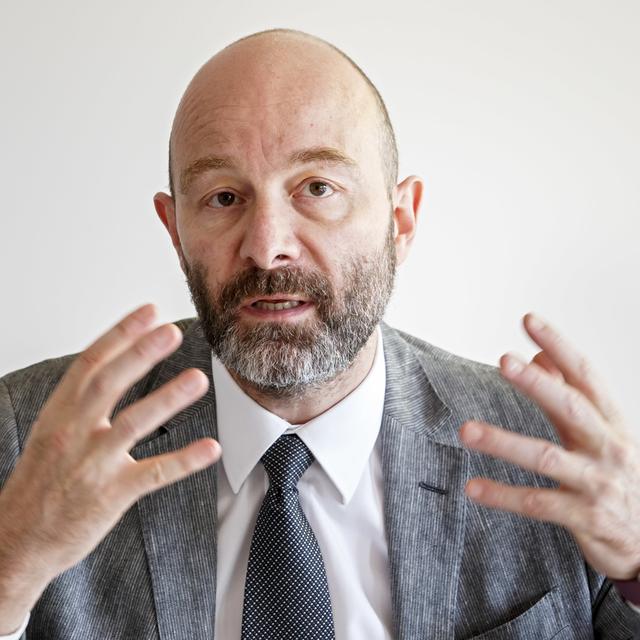 Nicolas Rufener, vice-président du Groupement transports et économie (GTE) à Genève. [Keystone - Salvatore Di Nolfi]