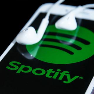 Le logo de Spotify. [AFP - Mahmut Serdar Alaku]