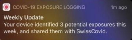 Notification reçue sur certains Iphones depuis la mise à jour 13.6