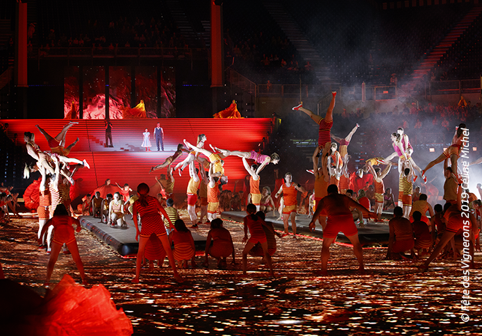 Troupe Tout feux, tout flamme: 250 gymnastes de la région. [Céline Michel]