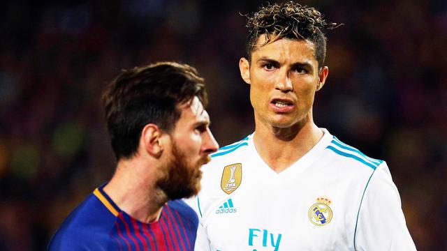 La dernière opposition entre Messi et Ronaldo remonte au 6 mai 2018, lors d'un clasico de Liga accroché 2-2 entre le Barça et le Real Madrid. [Alejandro Garcia]