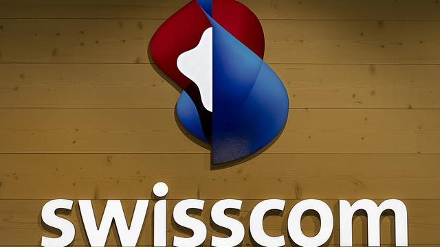 Le logo de Swisscom. [Keystone - Georgios Kefalas]