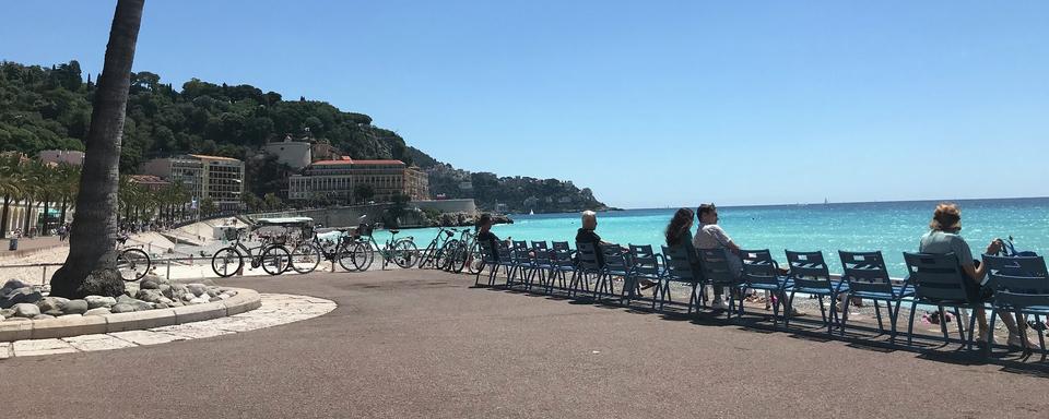 Le sud de la France attend le retour des touristes, notamment à Nice [RTS - Alexandre Habay]