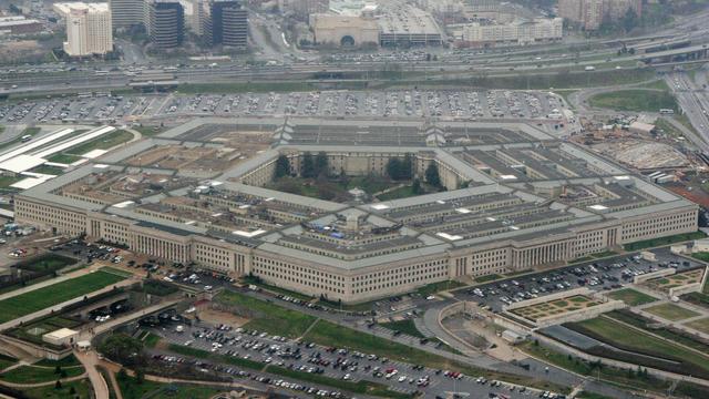 Une vue aérienne du Pentagone à Washington. [Keystone - AP/Charles Dharapak]